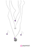 Paparazzi "To Love and Be Loved - Purple" necklace Paparazzi Jewelry