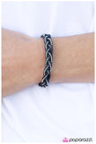 Paparazzi "Tongue Tied - Black" bracelet Paparazzi Jewelry