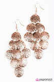 Paparazzi "Tonight Is the Night - Copper" earring Paparazzi Jewelry