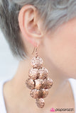 Paparazzi "Tonight Is the Night - Copper" earring Paparazzi Jewelry