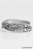 Paparazzi "Too Cool For School" Silver 025XX Wrap Bracelet Paparazzi Jewelry