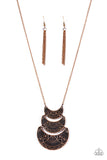 Paparazzi "Too Much Too MOON - Copper" necklace Paparazzi Jewelry