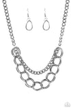 Paparazzi "Top Boss - Black" necklace Paparazzi Jewelry