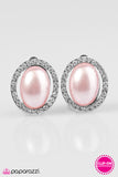 Paparazzi "Top Class Shimmer - Pink Clip-On" earring Paparazzi Jewelry