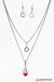 Paparazzi "Top Gear - Pink" necklace Paparazzi Jewelry