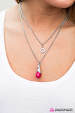 Paparazzi "Top Gear - Pink" necklace Paparazzi Jewelry