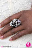 Paparazzi "Toss The Bouquet" Purple Ring Paparazzi Jewelry