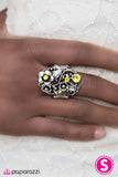 Paparazzi "Toss The Bouquet" Yellow Ring Paparazzi Jewelry