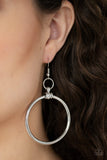 Paparazzi "Total Focus" Silver Earrings Paparazzi Jewelry