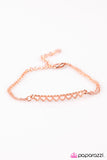 Paparazzi "Totally Crushing" Copper Bracelet Paparazzi Jewelry