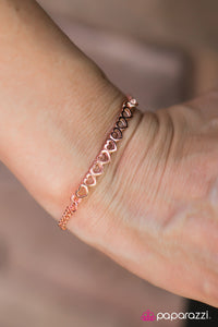 Paparazzi "Totally Crushing" Copper Bracelet Paparazzi Jewelry