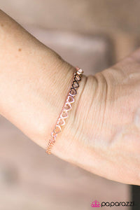 Paparazzi "Totally Crushing" Rose Gold Bracelet Paparazzi Jewelry