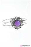 Paparazzi "Totally Off the Hinges! - Purple" bracelet Paparazzi Jewelry