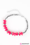 Paparazzi "Totally Rad! - Pink" bracelet Paparazzi Jewelry