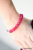 Paparazzi "Totally Rad! - Pink" bracelet Paparazzi Jewelry