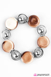 Paparazzi "Totally Toasted" Brown Bracelet Paparazzi Jewelry