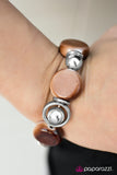 Paparazzi "Totally Toasted" Brown Bracelet Paparazzi Jewelry