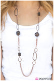 Paparazzi "Totally Twisted" Copper Necklace & Earring Set Paparazzi Jewelry