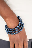 Paparazzi "Total PEARL-fection" Blue Bracelet Paparazzi Jewelry