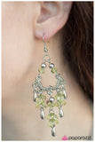 Paparazzi "To The Dance Floor!" Green Earrings Paparazzi Jewelry