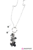 Paparazzi "To The Ends of the Earth" Silver Necklace & Earring Set Paparazzi Jewelry