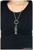 Paparazzi "To The Ends of the Earth" Silver Necklace & Earring Set Paparazzi Jewelry