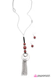 Paparazzi "Touch and Go" Red Necklace & Earring Set Paparazzi Jewelry