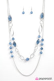Paparazzi "Touch The Clouds - Blue" necklace Paparazzi Jewelry