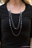 Paparazzi "Touch The Clouds - Blue" necklace Paparazzi Jewelry