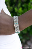 Paparazzi "Touch The Sky" Blue Bracelet Paparazzi Jewelry