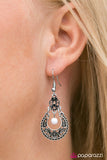 Paparazzi "Touring Abroad" White Earrings Paparazzi Jewelry