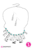 Paparazzi "Traditionally Tribal - Blue" necklace Paparazzi Jewelry