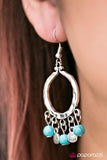 Paparazzi "Trail Ahead - Blue" earring Paparazzi Jewelry