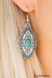 Paparazzi "Trail Queen" Blue Earrings Paparazzi Jewelry