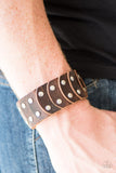Paparazzi "Training Day - Brown" bracelet Paparazzi Jewelry
