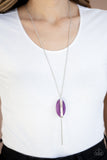 Paparazzi "Tranquility Trend" Purple Necklace & Earring Set Paparazzi Jewelry