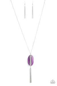 Paparazzi "Tranquility Trend" Purple Necklace & Earring Set Paparazzi Jewelry