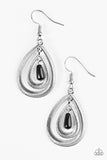 Paparazzi "Tranquil Teardrops" Black Earrings Paparazzi Jewelry