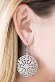 Paparazzi "Tranquil Travels - Silver" earring Paparazzi Jewelry