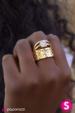 Paparazzi "Treasured Heirloom" Gold Ring Paparazzi Jewelry