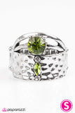 Paparazzi "Treasured Heirloom" Green Ring Paparazzi Jewelry