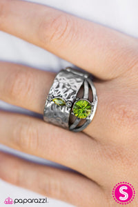 Paparazzi "Treasured Heirloom" Green Ring Paparazzi Jewelry