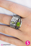 Paparazzi "Treasured Heirloom" Green Ring Paparazzi Jewelry