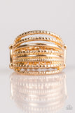 Paparazzi "Treasured Texture" Gold Ring Paparazzi Jewelry