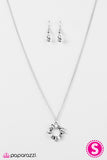 Paparazzi "Treasure Hunter - White" necklace Paparazzi Jewelry