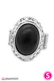 Paparazzi "Trendsetter - Black" ring Paparazzi Jewelry