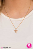 Paparazzi "TRI and Catch Me - Gold" necklace Paparazzi Jewelry