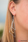 Paparazzi "Triangle Trifecta - Gold" earring Paparazzi Jewelry