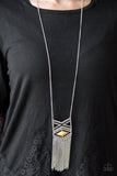 Paparazzi "TRIBAL By Fire - Yellow" necklace Paparazzi Jewelry