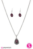 Paparazzi "Tribal Enchantment" Purple Necklace & Earring Set Paparazzi Jewelry